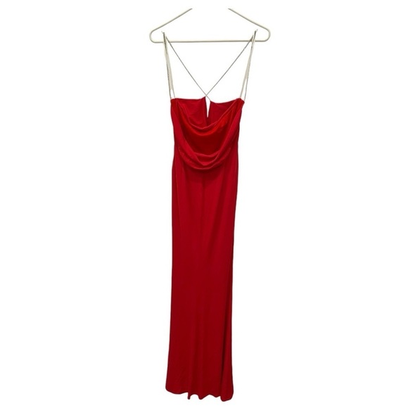 Katie May X Revolve Lolita Sequins Gown Maxi Dress in Cherry.Size S - Picture 6 of 15